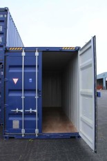 Blue Conex Box Doors
